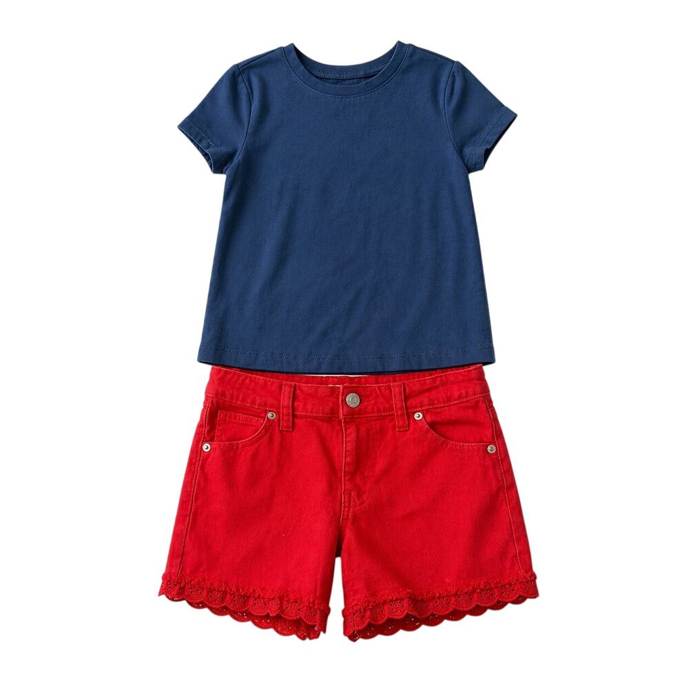 Girls Summer Bundle: Cat & Jack Tee & Art Class Shorts
